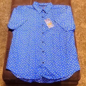 P&K Cuff Men's Button Down Shirt. Size XL